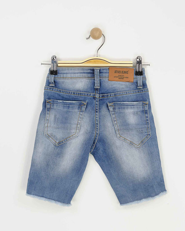 Picture of TH0179 BOYS JEANS BERMUDA